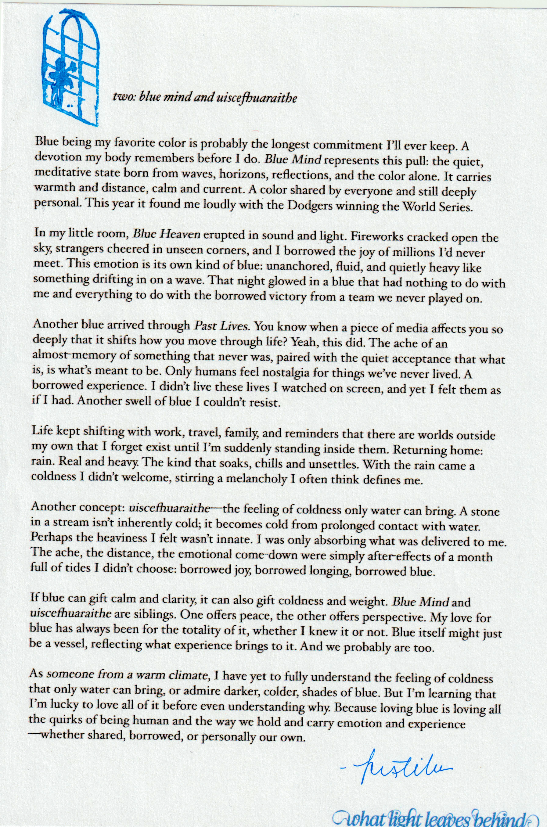 Letter text